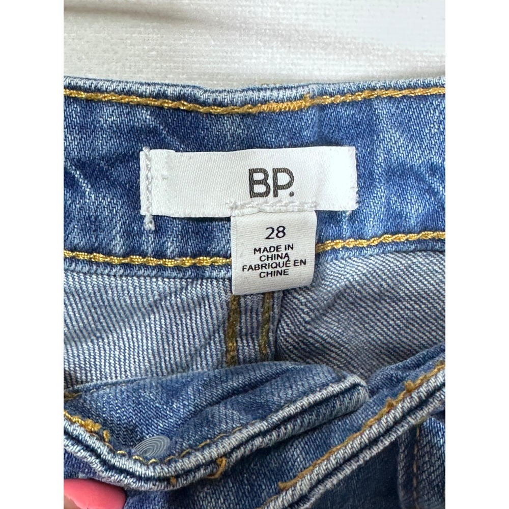 BP. Womens Medium Wash Cuffed Denim Shorts Blue‎ Size 28 BP464915MI - Picture 3 of 5